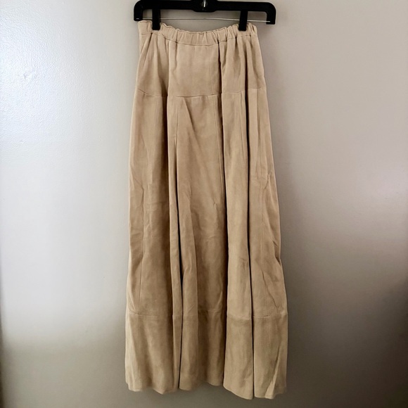 Char & Sher Dresses & Skirts - Vintage Char & Sher Suede Skirt